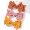 3-Pack Baby Girl Headband Set – Knitted Bow Knot Turban Hairbands for Newborns & Toddlers