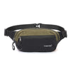 Men's Waterproof Nylon Waist Pack — Lightweight Fanny Pack, Chest & Crossbody Sling Bag