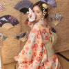 Ankle-Length Kimono Dress for Women – Traditional Japanese Yukata Cosplay Party Ethnic Streetwear