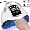 LED Nail Lamp UV Gel Dryer 45-LED 280W – LCD Display, Motion Sensor & 10/30/60/99s Timers for Manicure Pedicure