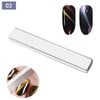 3D Cat Eye Nail Magnetic Pen - Lollipop Vortex Rainbow Halo Nail Art Magnet
