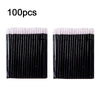 Disposable Lip Brush Applicators 50/100-Pack Silicone Spoolie and Eyeshadow Makeup Brushes