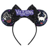 Disney Lilo & Stitch Mickey Mouse Ears Headband, Sequined 5-inch (12.7 cm) Bow Hairband for Women, Girls & Kids