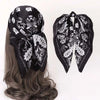 Paisley Print Silk-Feel Satin 70 x 70 cm (27.6 in) Square Scarf Bandana Hijab Headband Neck Scarf for Women