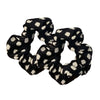 2-Pack/3-Pack Retro Leopard Print Thick Fabric Hair Loops – Elastic Hair Ties for Women