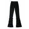REDDA CHiC Stacked Flare Jeans High-Rise Black Bootcut Y2K Retro Goth Pants