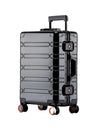 Large Capacity Aluminum Spinner Luggage Set 20in/24in/29in (51/61/74 cm) Durable Carry-On & Checked Suitcases