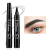 Waterproof Liquid Eyebrow Pen, Microblading Brow Pencil, Long-Lasting Black