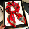 IROJEFF All-Season Silk-Look Polyester Print Square Scarf 70 x 70 cm (27.6 x 27.6 in) - Lightweight Headband Shawl Bandana