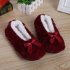 Women's Plush Faux Fur Winter Slippers – Non-Slip Indoor House Shoes with Heart Grip, Sizes EU 36-38 & 39-41