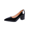 Women's Pointed Toe Platform Pumps – Korean Style Thin Heel Office Heels