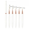 Nail Art Liner Brushes 5-Pack - Fine Detail Striping Pens (7/9/11/15/25 mm) for Gel & Acrylic Nail Design