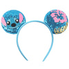 Disney Lilo & Stitch Mickey Mouse Ears Headband, Sequined 5-inch (12.7 cm) Bow Hairband for Women, Girls & Kids