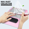 Portable Nail Dust Collector Vacuum for Manicure & Pedicure, Reusable Filter, 3-Speed