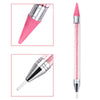 Dual-Ended Wax Rhinestone Picker Pen — Nail Art Dotting Tool for Crystals & Gems