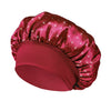 Rhinestone Wide Band Satin Sleep Bonnet - Hair Care Turban Headwrap Shower & Makeup Cap