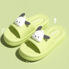 Cute Cartoon EVA Cushion Slide Sandals for Women — Super Soft Thick Sole Indoor & Outdoor Comfortable Slides