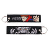 Anime Embroidered Keychain Double-Sided Key Fob 3 x 13 cm (1.2 x 5.1 in) for Backpacks Cars Motorcycles Gift