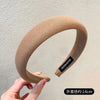 Vintage Lattice Print Wide Sponge Elastic Headband for Women & Girls - Fashion Hair Hoop