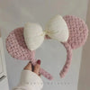Disney Mickey Mouse Bow Headband for Girls, Cute Kids Hair Accessory for Parties & Everyday