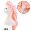 Satin Sleep Bonnet with Headband 11-Inch (28 cm) Extra-Large Silk-Lined Night Cap for Women & Kids