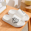 Cute Cartoon Kitten Women's Summer Indoor Bathroom Slippers Cloud-Soft EVA Non-Slip Comfortable Home Slides