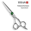 Titan Hairdressing Scissors 6-Inch Professional Barber Cutting & Thinning Shears