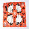 Satin-Look Square Scarf 27.6 x 27.6 in (70 x 70 cm) Cat Print Headscarf, Neck Wrap & Bandana for Women