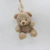 Fluffy Curly Teddy Bear Rabbit Fur Keychain - Cute Bag Pendant & Phone Charm