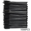 Disposable Mascara Wand Brushes Bulk 500/1000-Pack - Lash & Eyebrow Applicators (Wool Fiber)