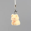 Fluffy 3D Animal Resin Keychain – Alpaca, Elk, Capybara & Goose Cute Bag Charm