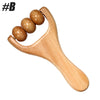 1-Pack Wooden Massage Roller - Handheld Trigger Point Massager for Neck, Back, Shoulders, Arms & Legs