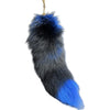 Fluffy Faux Fur Fox Tail Keychain 35-40cm (14-16 in) Cosplay Bag Charm Cute Therian Tail for Women & Girls