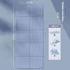 Foldable TPE Yoga Mat 72 x 24 in (183 x 61 cm) 4mm Thick Portable Anti-Slip Fitness & Kids Nap Mat