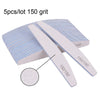 3/5/10-Pack Professional Nail Files — Thick Half-Moon Emery Boards, Multiple Grits (80–240) for Manicure & Nail Extensions