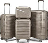 4-Piece Expandable Hardshell Spinner Luggage Set - TSA Locks, Lightweight Travel Set (28"/71 cm, 24"/61 cm, Carry-On, 14"/36 cm)