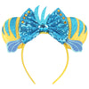 Mickey & Minnie Sequin Ear Headband with Bow – Disney-Inspired Hairband for Women & Kids, Party Cosplay
