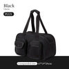 Women's Nylon Travel Weekender Bag - Large Capacity Carry-On Gym Overnight Holdall (44 x 16 x 25 cm / 17.3 x 6.3 x 9.8 in)