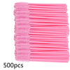 500-Pack Disposable Mascara Wands Eyelash Extension Brushes Spoolies Applicators for Lash & Brow Grooming