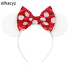 Disney Minnie Sequin Ear Headband with Polka Dot Bow, Girls & Women Party Hairband, Kids DIY Hair Accessory