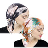 Satin Pre-Tied Turban Headband Paisley Print Soft Flexible One-Size Headscarf Chemo Cap Ladies Head Wrap Bandana