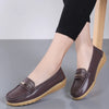 Patent Leather Women's Slip-On Loafers - Comfort Flats Moccasins, Spring/Autumn, EU 35-47