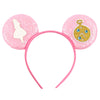 Disney Lilo & Stitch Mickey Mouse Ears Headband, Sequined 5-inch (12.7 cm) Bow Hairband for Women, Girls & Kids