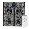 EMS Foot Massage Mat - 8 Modes USB Rechargeable Circulation Massager with Remote for Feet & Legs