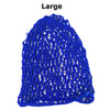 Women's Mesh Crochet Hair Net Snood Solid Color Sleeping Cap Turban - Small, Large