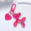 Acrylic Balloon Dog Keychain – Cute Cartoon Bag Charm for Women, Couples, Cars & Backpacks