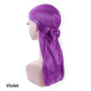 Satin Sleep Bonnet with Headband 11-Inch (28 cm) Extra-Large Silk-Lined Night Cap for Women & Kids