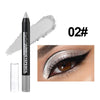 Smoky Dark Green Metallic Glitter Eyeshadow Stick Waterproof Pearlescent Eye Pencil Highlighter