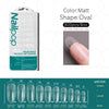 600-Piece Full Cover False Nail Tips Acrylic Nail Capsules Clear Semi-Matte Stiletto Coffin Almond Square Oval