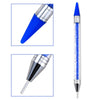 Dual-Ended Wax Rhinestone Picker Pen — Nail Art Dotting Tool for Crystals & Gems